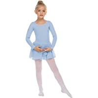trudge niñas Ropa de Ballet Vestido de Ballet niñas Manga Corta Ballet de algodón Leotardo Traje de Ballet Vestido de…